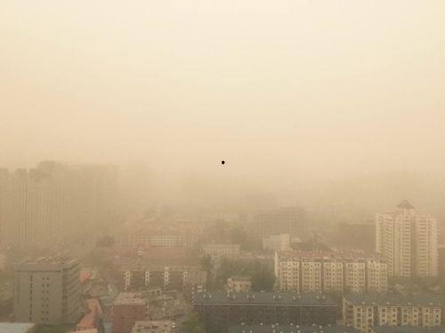 北京沙尘暴图片,沙尘暴侵袭下的北京景象